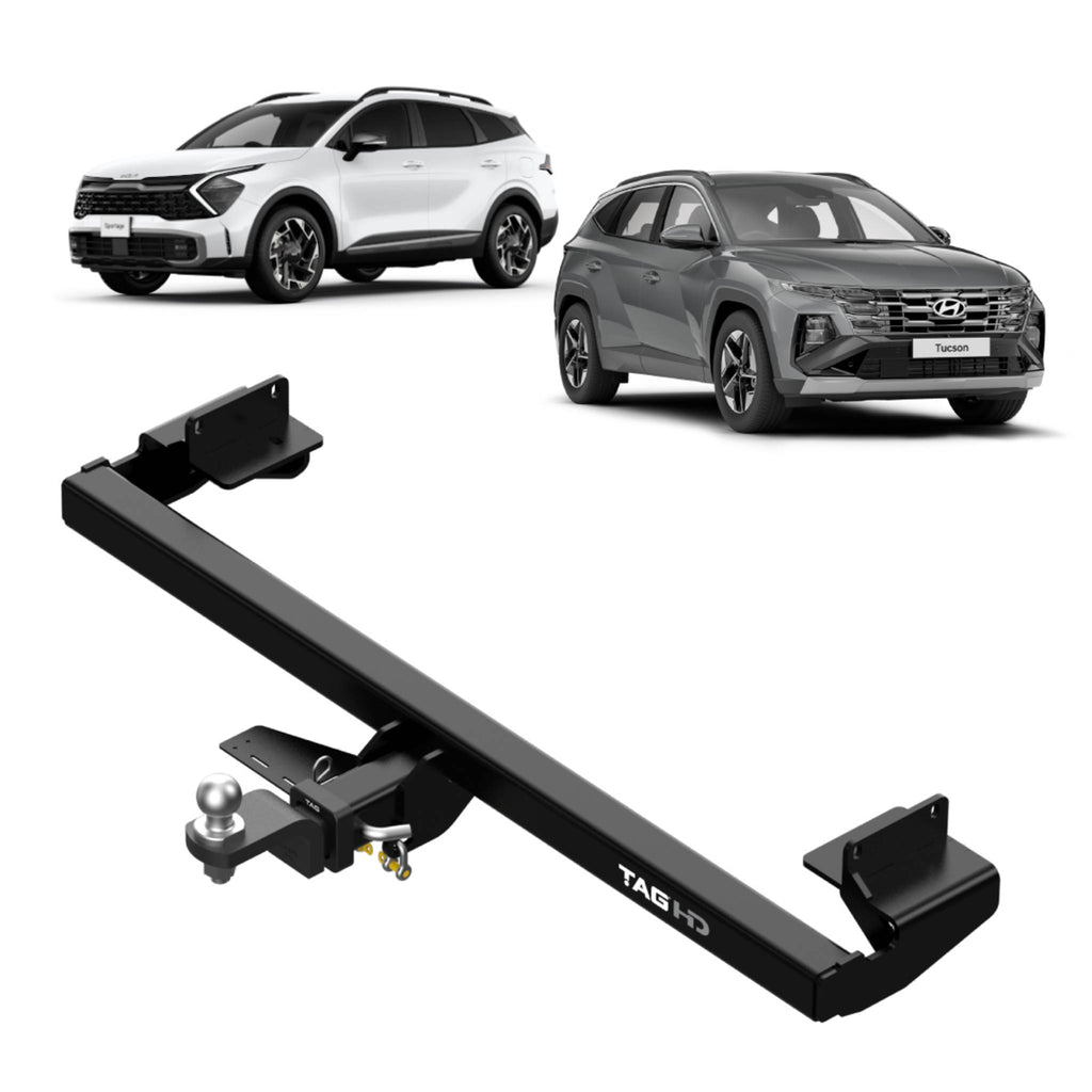 TAG Heavy Duty Towbar & Direct Fit Wiring for Hyundai Tuscon NX4 Facelfit Models (03/2024 - On)