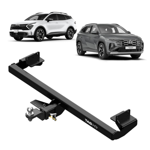 TAG Heavy Duty Towbar & Direct Fit Wiring for Hyundai Tuscon NX4 Facelfit Models (03/2024 - On) | Australian Tow Spares