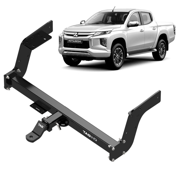 TAG Heavy Duty Towbar & Direct Fit Wiring for Mitsubishi Triton MQ Series With Rear Bumper Step (05/2015 - 11/2018) | Australian Tow Spares