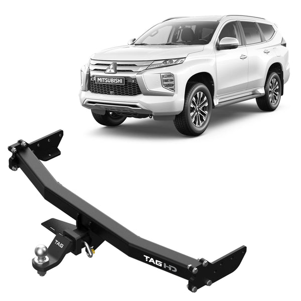 TAG Heavy Duty Towbar & Direct Fit Wiring Kit for Mitsubishi Pajero Sport (QF & QG Series) (11/2019 - on) | Australian Tow Spares