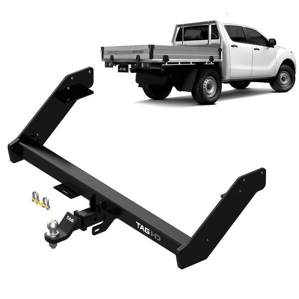 TAG Heavy Duty (Extended)Towbar for Ford Ranger (08/2011 - 06/2022), Mazda BT-50 (11/2011 - 07/2020) - Cab Chassis Models | Australian Tow Spares