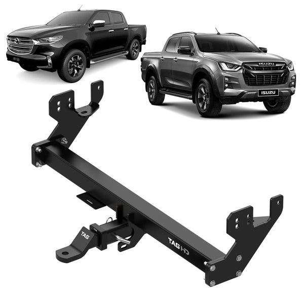 TAG Heavy Duty Towbar & Direct Fit Wiring Kit for Mazda BT-50 & Isuzu D-MAX (07/2020 - on) | Australian Tow Spares
