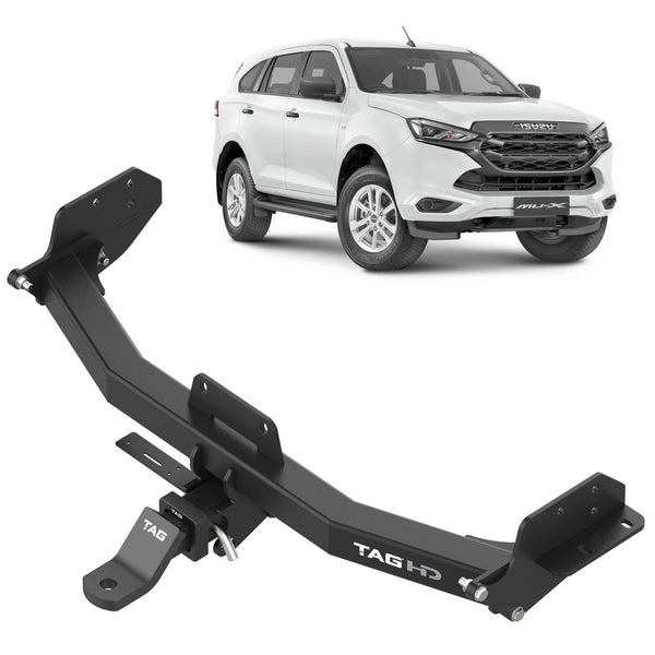 TAG Heavy Duty Towbar & Direct Fit Wiring Kit for Isuzu MU-X (06/2021 - on) | Australian Tow Spares