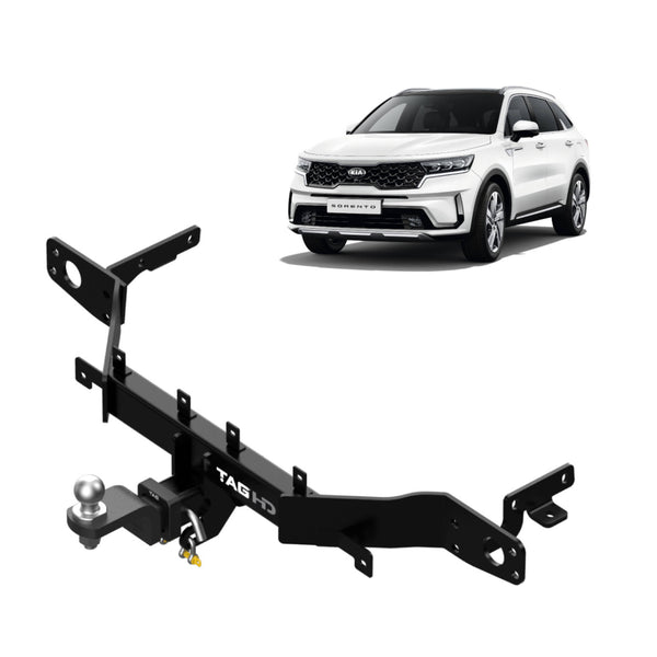TAG Heavy Duty Towbar & Direct Fit Wiring for KIA Sorento Facelift Models (2024 - On) | Australian Tow Spares