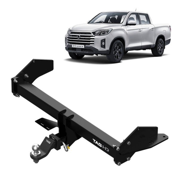 TAG Heavy Duty Towbar & Direct Fit WIring for Ssangyong Musso (03/2019 - on) | Australian Tow Spares