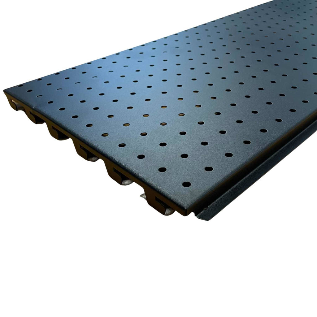 Heavy Duty Retail Display Rack (with Peg Board Gondola and Base Rack Shelving) - 1200W x 2100H x 450D