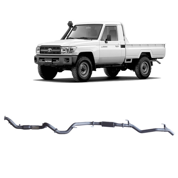 Redback Extreme Duty Exhaust for Toyota Landcruiser 79 Series Single Cab (03/2007 - 10/2016) | Australian Tow Spares