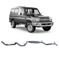 Redback Extreme Duty Exhaust for Toyota Landcruiser 78 Series Troop Carrier (03/2007 - 10/2016) | Australian Tow Spares