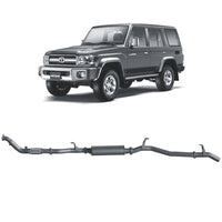 Redback Extreme Duty Exhaust for Toyota Landcruiser 76 Series Wagon (03/2007 - 10/2016) | Australian Tow Spares