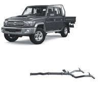 Redback Extreme Duty Twin Exhaust for Toyota Landcruiser 79 Series Single and Double Cab (11/2016 - on) | Australian Tow Spares