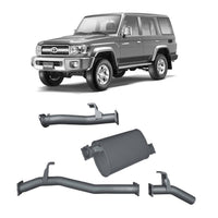 Redback Extreme Duty Exhaust for Toyota Landcruiser 76 Series Wagon (09/2016 - on) | Australian Tow Spares