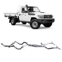 Redback 4x4 Extreme Duty Twin Exhaust for Toyota Landcruiser (01/2007 - 10/2016) | Australian Tow Spares