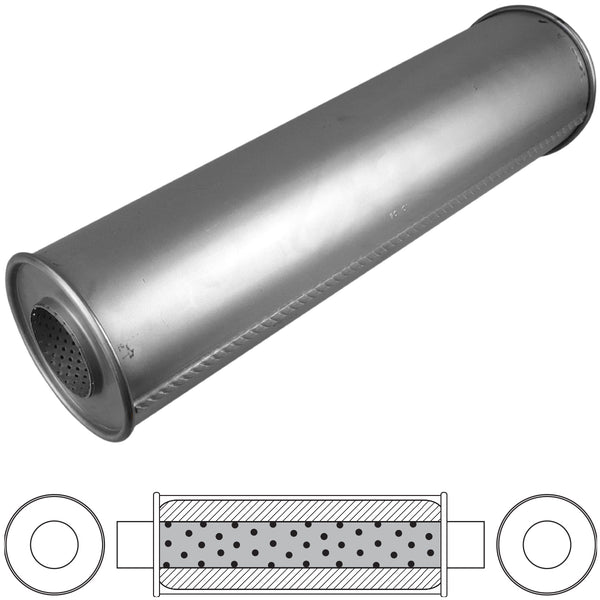 10" RD 44" LG 5" IN 7" OUT S/THRU GP WITH DOMED END | Australian Tow Spares