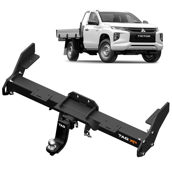 TAG 4x4 Recovery Towbar for Mitsubishi Triton MQ & MR Series Cab Chassis No Rear Step (05/2015 - 2024) | Australian Tow Spares