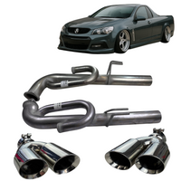 Redback Performance Anti Drone Tail Pipes for Holden Commodore VE VF Ute 2007 Onwards Stainless Steel | Australian Tow Spares
