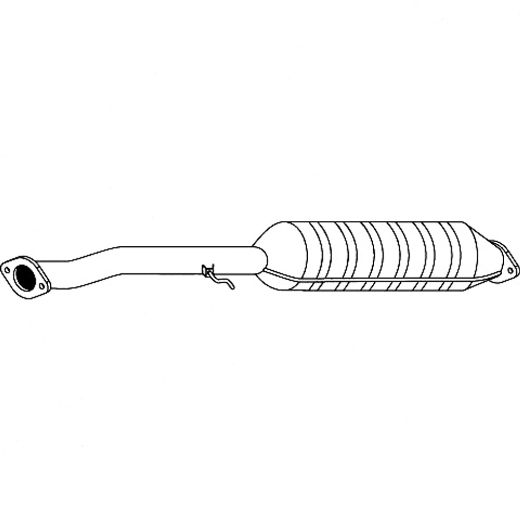Redback Underfloor Catalytic Converter for Mazda B-SERIES BRAVO (02/1999 - 03/2005)