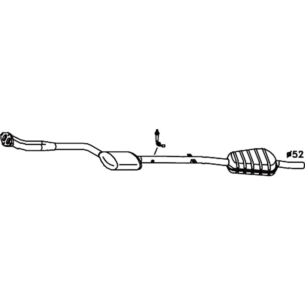 Redback Enviro Catconverters Underfloor for BMW 3 (01/2001 - 01/2005)