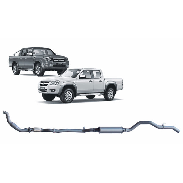 Redback Extreme Duty Exhaust for Ford Ranger (01/2006 - 08/2011), Mazda BT-50 (11/2006 - 10/2011) | Australian Tow Spares