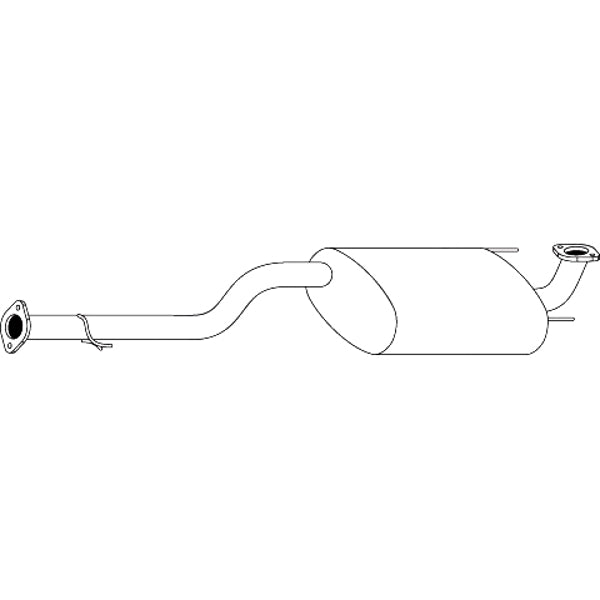 Redback Standard Replacement Exhaust for Toyota Hilux (08/2005 - 08/2015) | Australian Tow Spares