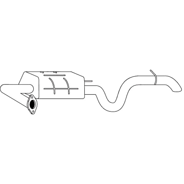 Redback Standard Replacement Exhaust for Hyundai Elantra (06/2006 - 12/2011) | Australian Tow Spares