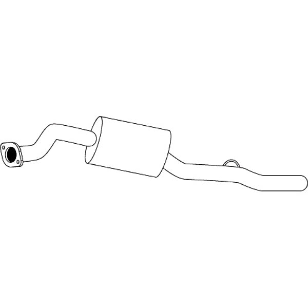 Redback Standard Replacement Exhaust for Mazda B-SERIES BRAVO (01/1990 - 11/2006), Ford Courier (01/1990 - 11/2006) | Australian Tow Spares