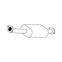 Redback Standard Front Muffler for X-Trail T30 2.5L QR25DE 4WD All Models (10/2001 - 09/2007) | Australian Tow Spares