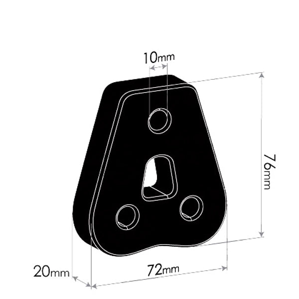 Redback Exhaust Rubber for Mitsubishi Triton (11/1986 - 12/2006), Pajero (11/1986 - 12/2006), L300 Express (11/1986 - 12/2006), Chrysler Neon (11/1986 - 12/2006) | Australian Tow Spares