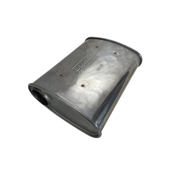 2.5" 10" x 4"  14" Lukey Turbo O/C Triple Flow Muffler 430 | Australian Tow Spares