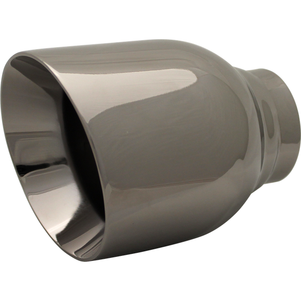 SS TIP AC DW 76 X 100 X 130 BLACK CHROME | Australian Tow Spares