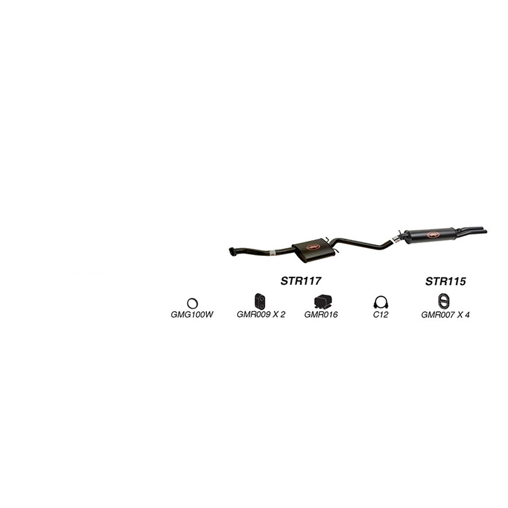 Redback Performance Exhaust System for Holden Commodore (04/1995 - 1997), Calais (04/1995 - 1997)