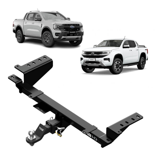 TAG Heavy Duty Towbar for Next-Gen Ford Ranger (06/2022 - on), Volkswagen Amarok (12/2022 - on) - Styleside Utes | Australian Tow Spares