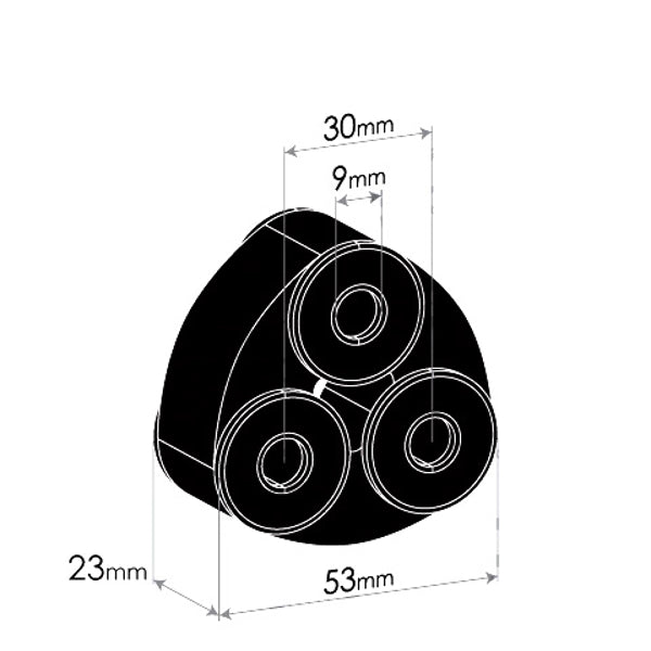 Redback Exhaust Rubber for Toyota Hilux (09/1990 - 07/2005), Camry (09/1990 - 07/2005), Town Ace (09/1990 - 07/2005), Tarago (09/1990 - 07/2005) | Australian Tow Spares