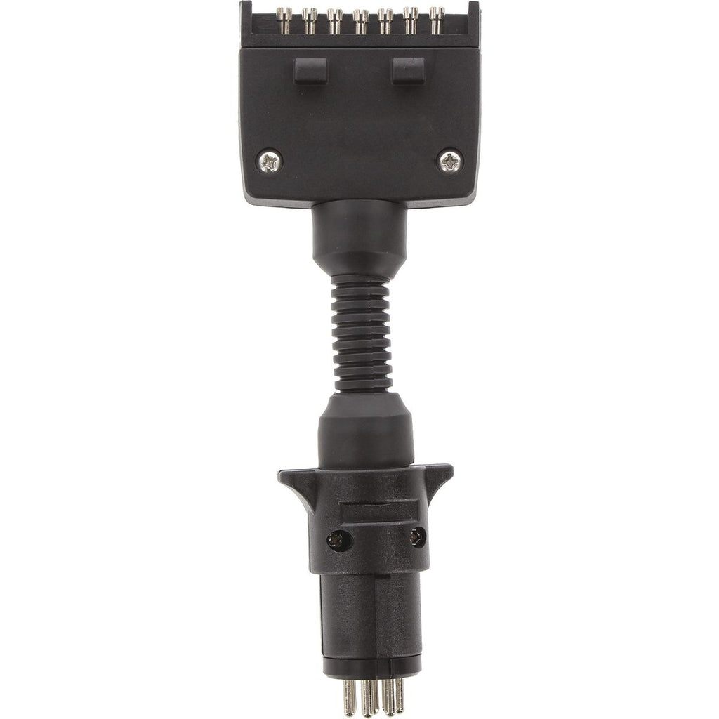 TAG Pulse Trailer Adapter - 7 Pin Flat Plug to 7 Pin Small Round Socket