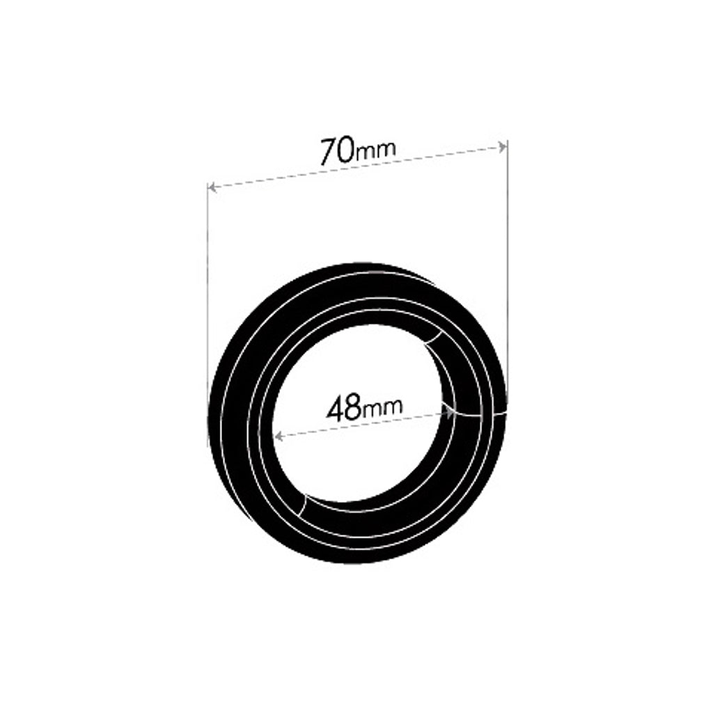 Redback Exhaust Rubber for Volvo 140 (08/1966 - 07/1985), 260 (08/1966 - 07/1985), 240 (08/1966 - 07/1985), 164 (08/1966 - 07/1985)