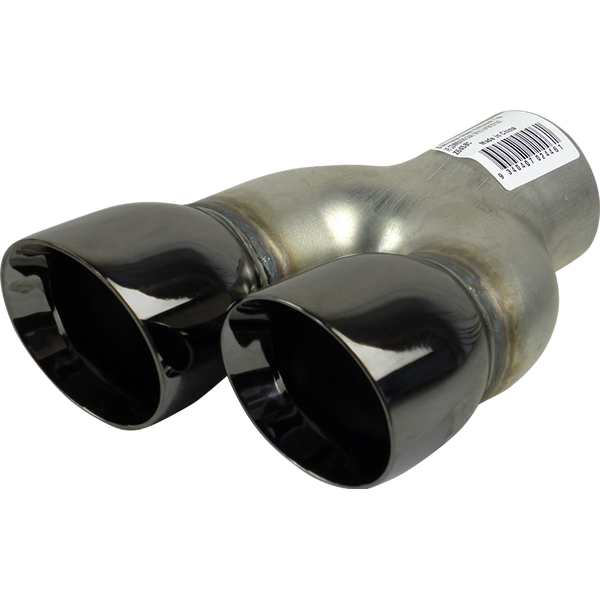 Dual 3" Right Hand Exhaust Tip with Black Chrome | Australian Tow Spares