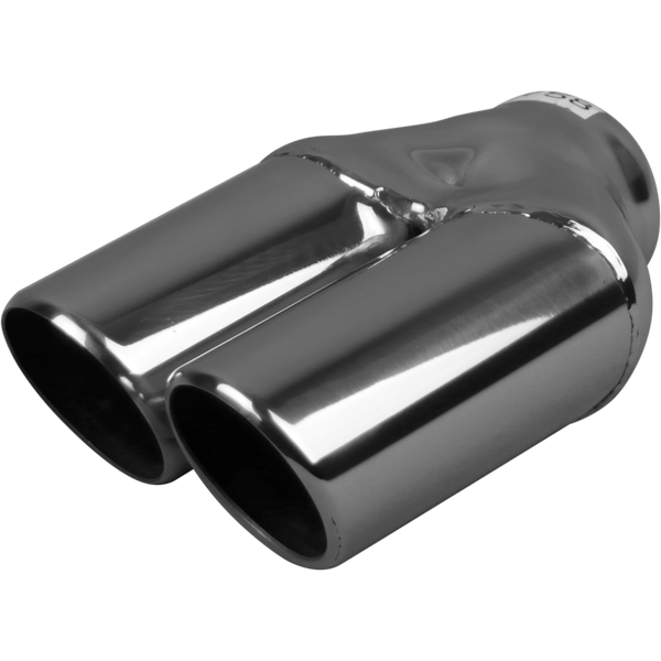 Left, In 51-76mm(2" - 3"), Out 76mm(3")x2, Stainless, Y723S | Australian Tow Spares